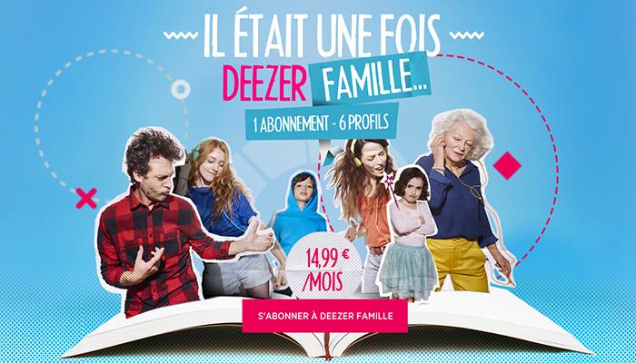 deezer famille