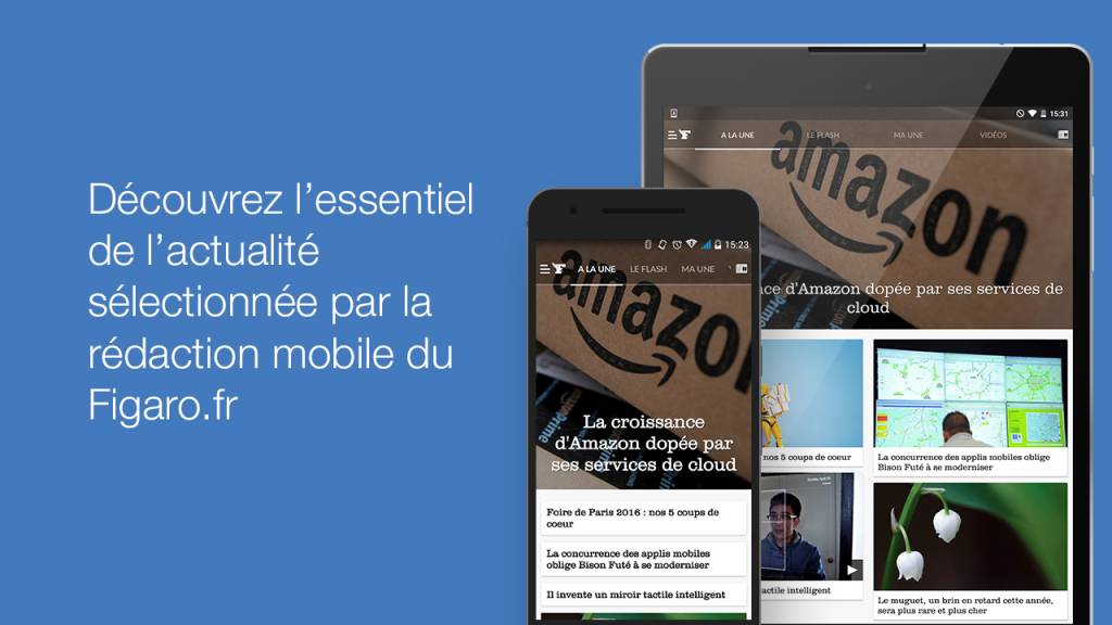 Visuel nouvelle application Le Figaro