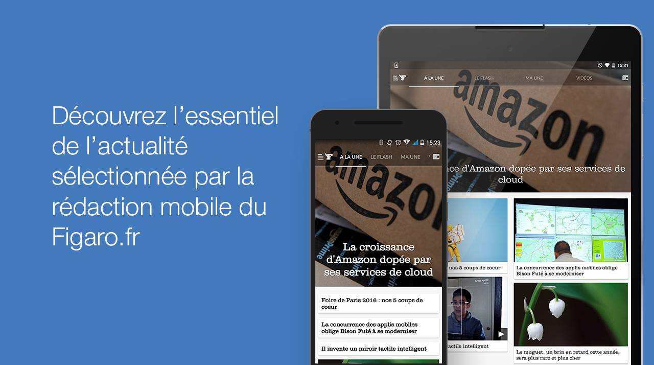 Visuel nouvelle application Le Figaro