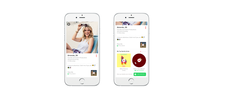 tinder spotify