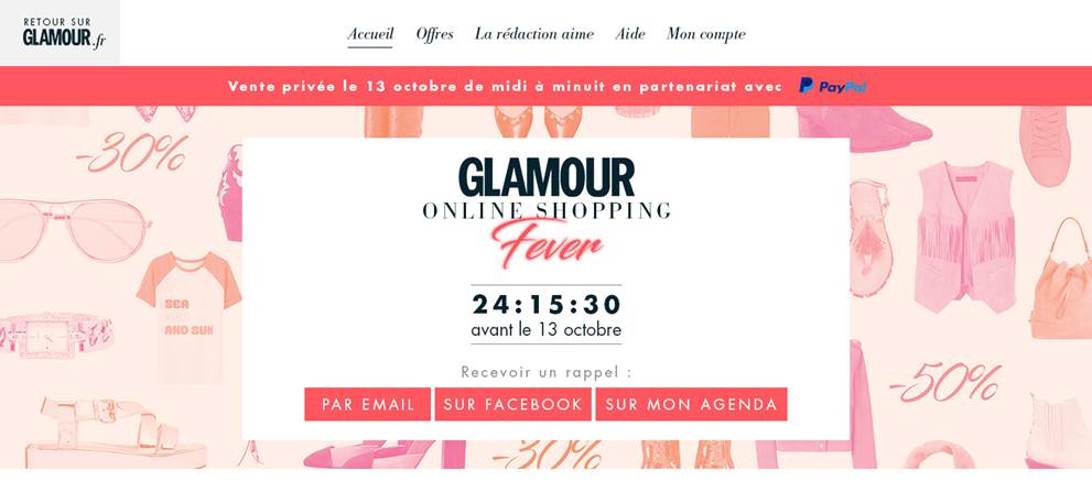 GLAMOUR VENTE PRIVEE GLAMOUR VENTE PRIVEE