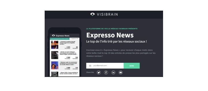 visibrain expresso news