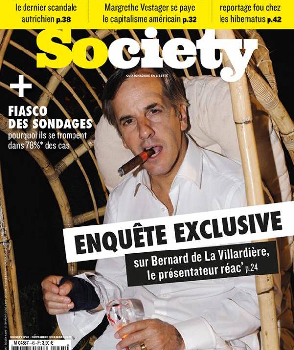 SOCIETY magazine bernard de la villardière SOCIETY magazine bernard de la villardière