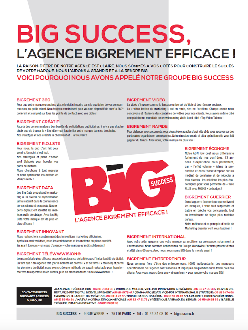BIGSuccessManifeste