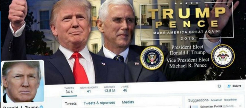 Trump réseaux sociaux