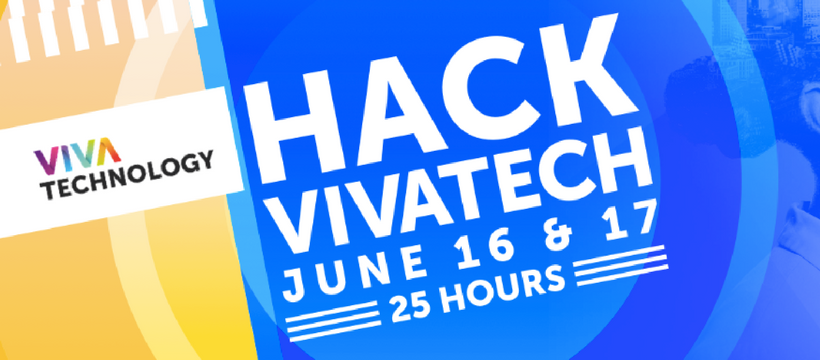 affiche hackathon vivatech