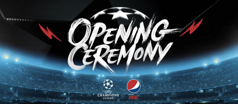 pepsi uefa opening ceremony pepsi uefa