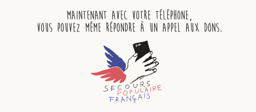 affiche secours populaire français