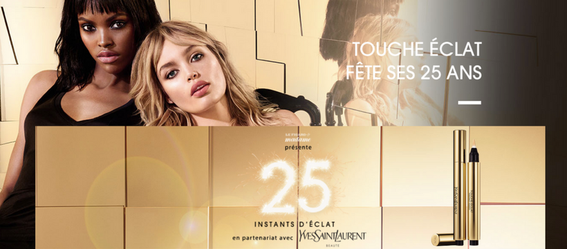 visuel site yves saint laurent et madame figaro