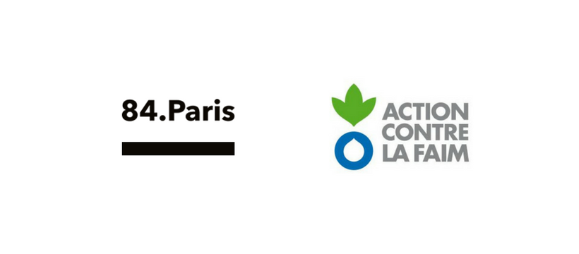logos 84.paris et Action Contre la Faim