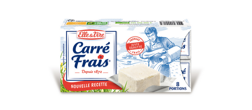 nouveau packaging carré frais
