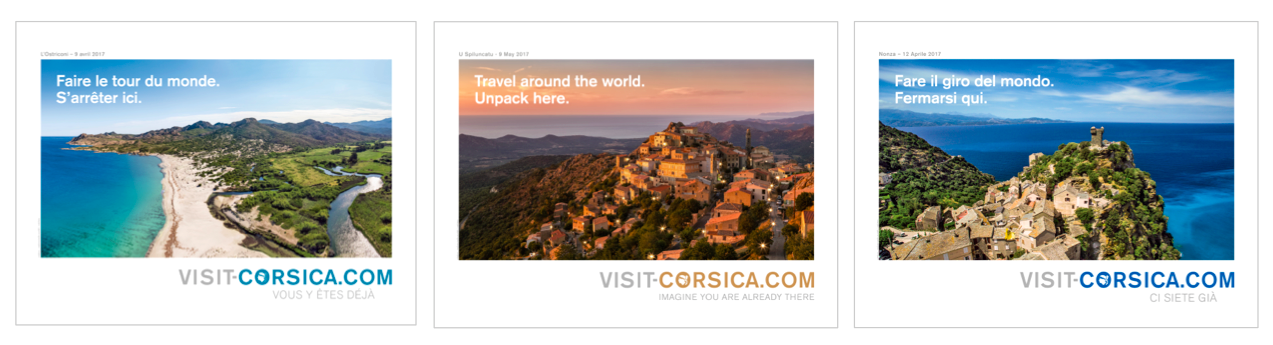 affiches tourisme Corse