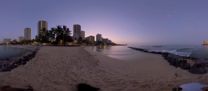 getty realite virtuelle plage 360°