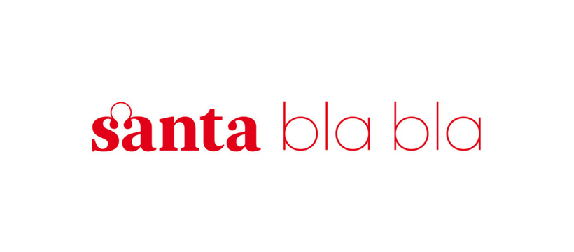 santa blabla welcome factory logo santa bla bla