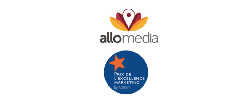 logos allomedia et prix de l'excellence marketing