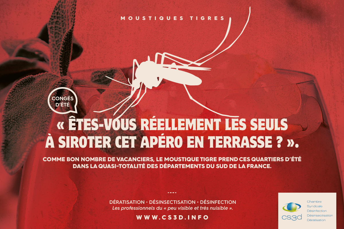 CS3D affiche insecte contre les nuisibles
