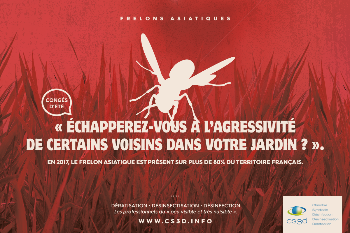 CS3D affiche insecte ontre les nuisibles