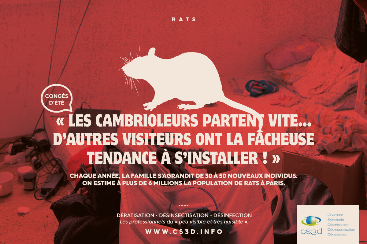 CS3D affiche rat contre les nuisibles