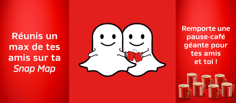 logo snapchat par nescafé et buzzman