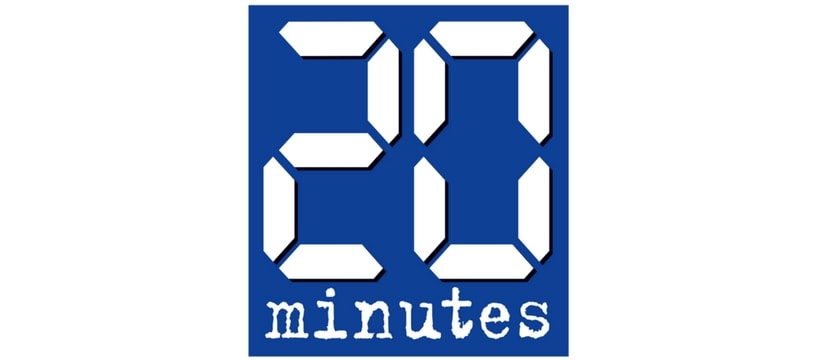 20 Minutes Logo