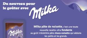 Milka pate de noisette