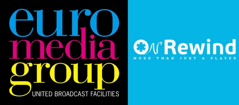 EuroMediaGroup OnRewind logos d'EuroMediaGroup et dOnRewind