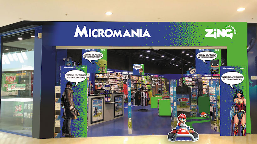 devanture micromania zing