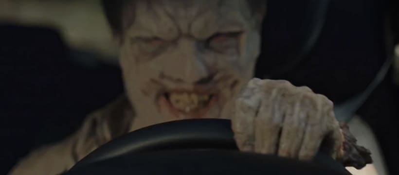 zombie qui fait un creneau