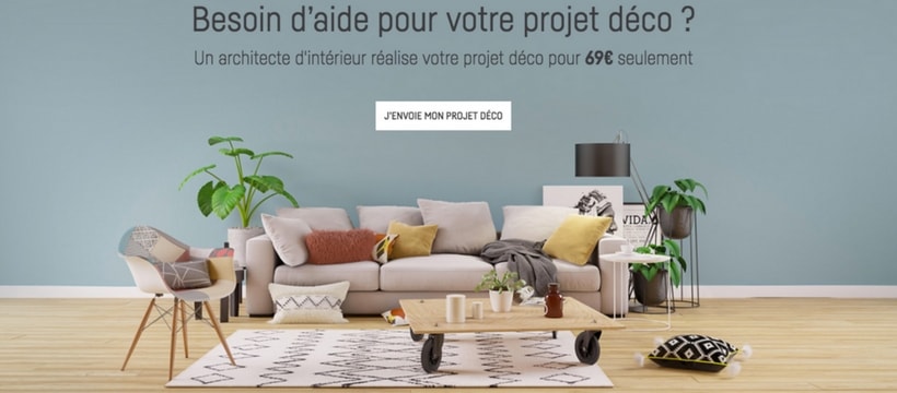 un salon sur la hompage du site RHINOV