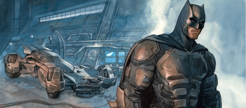 Une gq batman et la batmobile en une du magazine gq
