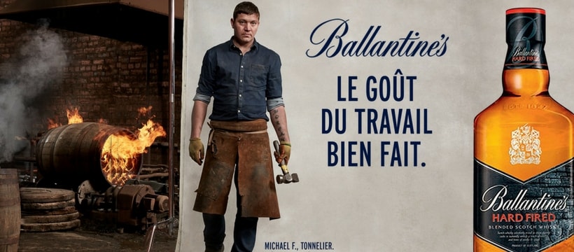 Ballantines affiche ballantines