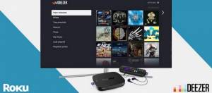 image dune tele raccordee a deezer via roku