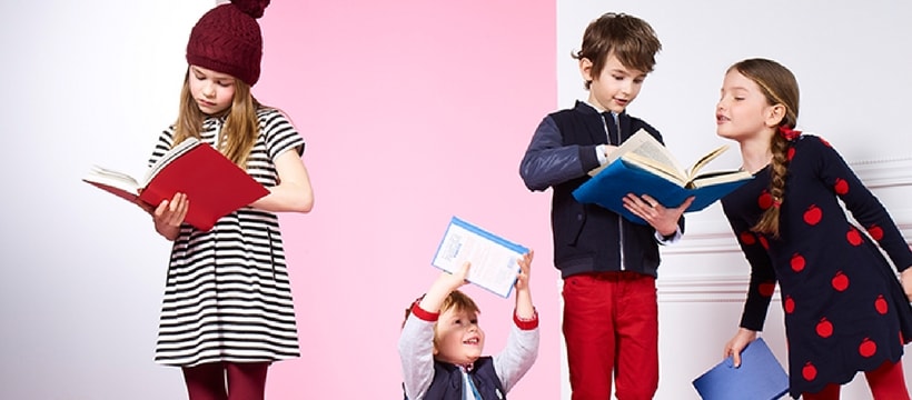 enfants qui posent pour jacadi