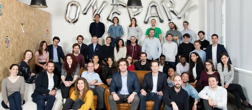 collaborateurs de la startup onepark