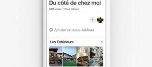 screenshot de pinterest