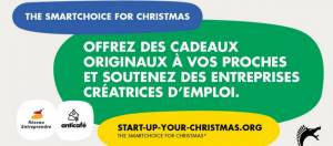 affiche de la pub startup for christmas