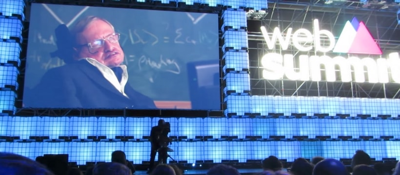 Conference de stephen hawking au web summit