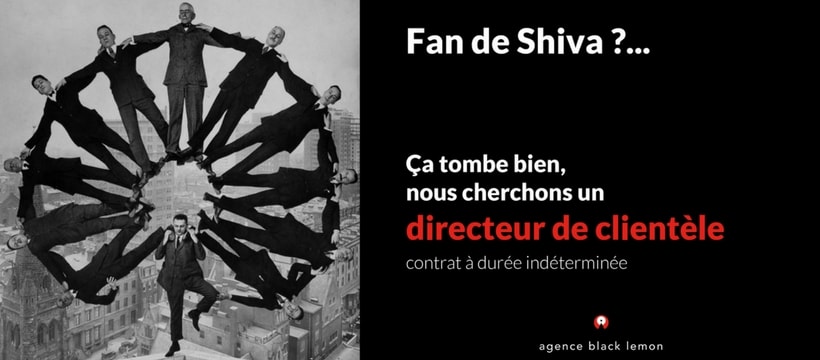 affiche de recrutement de black lemon