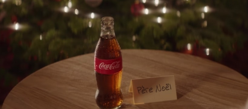 Coca Cola bouteille de coca cola pour le pere noel