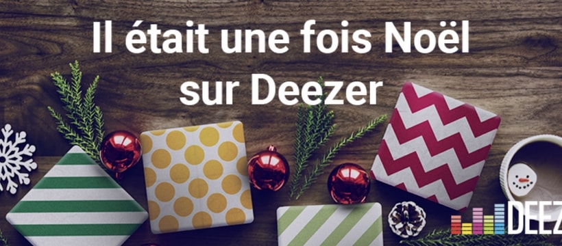 Deezer affiche deezer pour noel