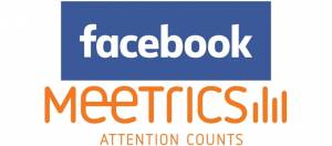 Logos de Facebook et de Meetrics