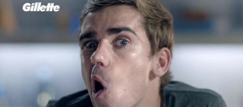 Griezmann Antoine griezmann qui se rase