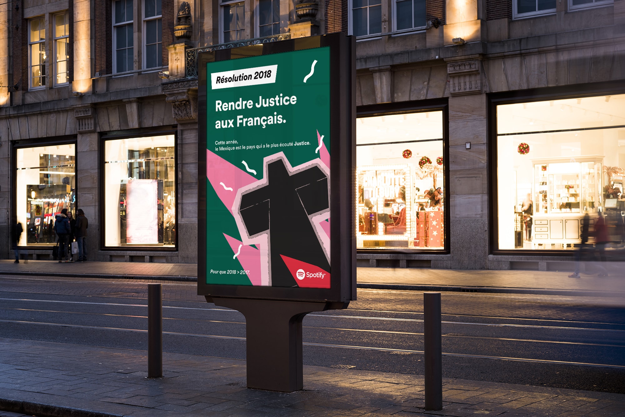 affiche spotify pour justice