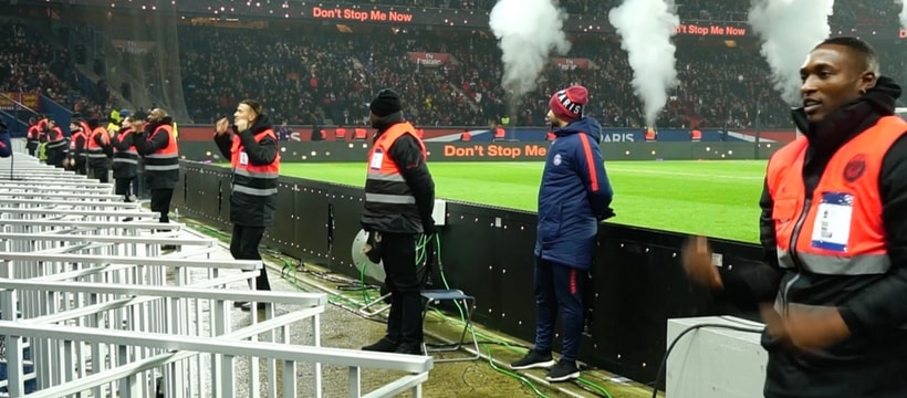 Organe Parc Princes danseurs stadiers au parc des princes