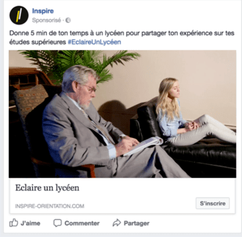 campagne sur facebook