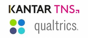 Logos de Kantar et qualtrics