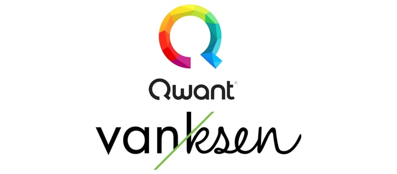 Qwant Vanksen Logo de Qwant et Vanksen