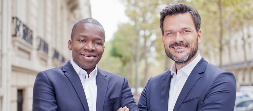 Tidjane Deme et Cyril-Collon Portrait de Tidjane Deme et Cyril-Collon