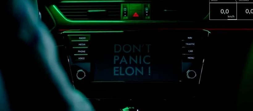 campagne Skoda sur mars