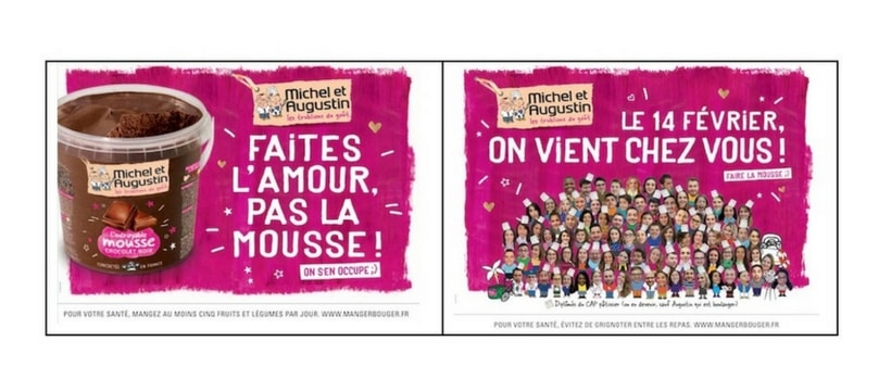 affichage de michel et augustin